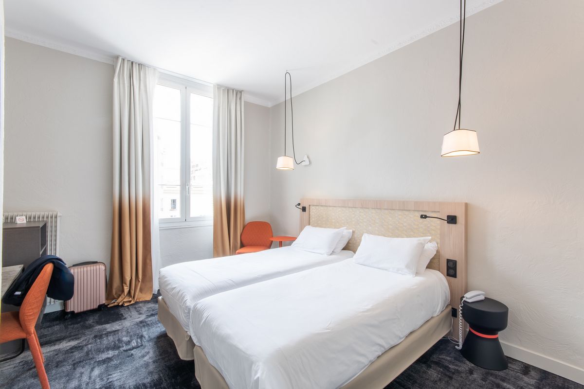 Nos chambres Double/twin- Hotel Vendôme Nice