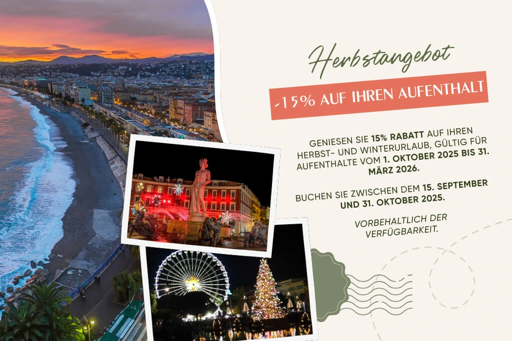 Herbstangebot -15% - Hôtel Vendôme Nizza